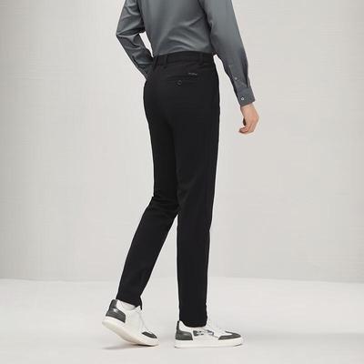 Qipai Herren Business Casual Hose mit geradem Bein