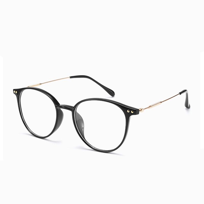 Round Frame Glasses For Myopia Women With Blue Light Ultra-light Internet Celebrity Without Makeup Small Glasses Frame 9531
