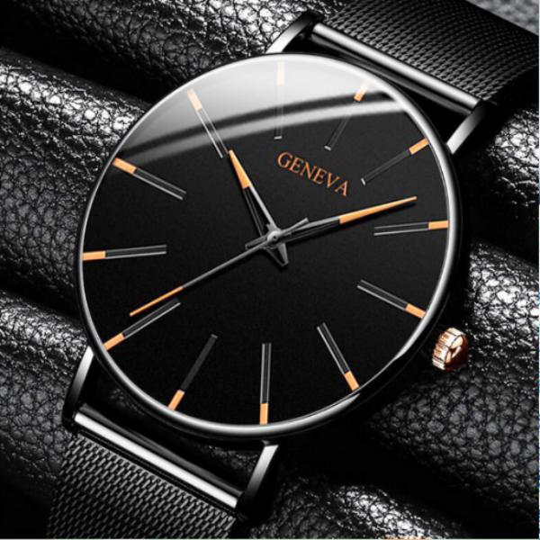 

Аналоговые мужские часы оранжевый