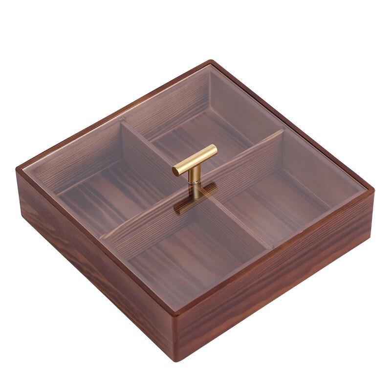 RuHan Chinese Solid Wood Snack Serving Tray