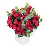 Exquisite Eucalyptus Rose & Camellia Bud Bouquet - Artificial Floral Home & Wedding Décor