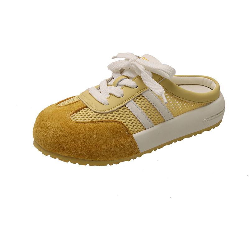 ins trendy thick-soled bag head half slippers women's 2025 summer new women's fashion outer wear sandals without heels