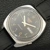 AUTOMATIC 7009A VINTAGE SEIKO 5 JAPAN MENS ARABIC BLACK DIAL WATCH A701617-5