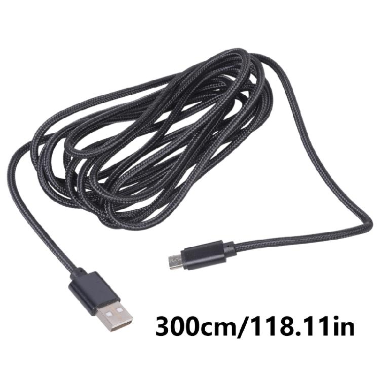 100/200/300cm Ladekabel Datenübertragungskabel für kabellosen Controller Ladekabel Verlängerung USB-Stromkabel