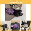 Fashionable Soft Shiny Sequined Women's Chain Bag Stylish Large Capacity Crossbody Bag Available In Black Purple Silver