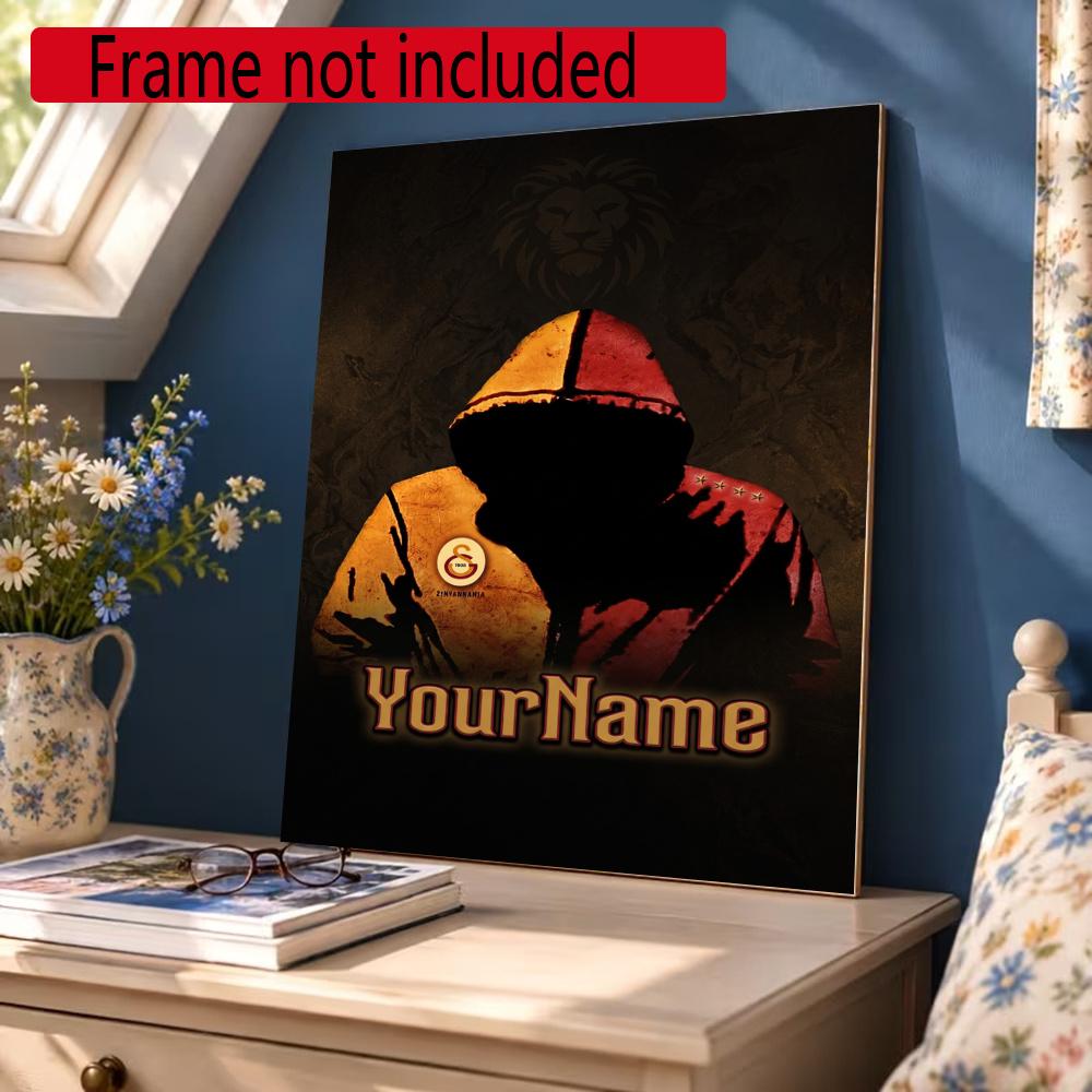 Galatasaray Personalized Name Round Diamond Painting Kit Diamond Embroidery Painting Rhinestones Mosaic Frameless Handwork Decoration Arts