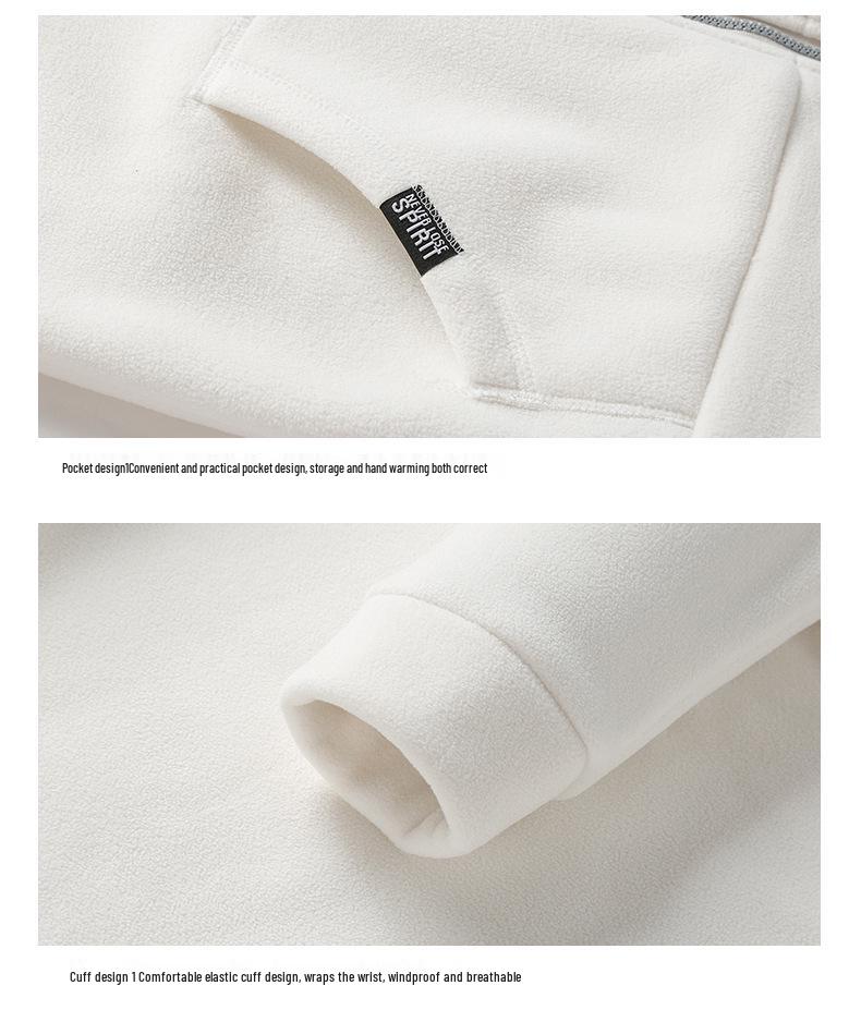 Thickened Fleece-Lined Windproof Jacket - Men's & Women's Outdoor Suit