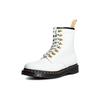 Dr. Martens Leather Versatile Casual Fashion Mid-Calf Boots Women boots White 27649113