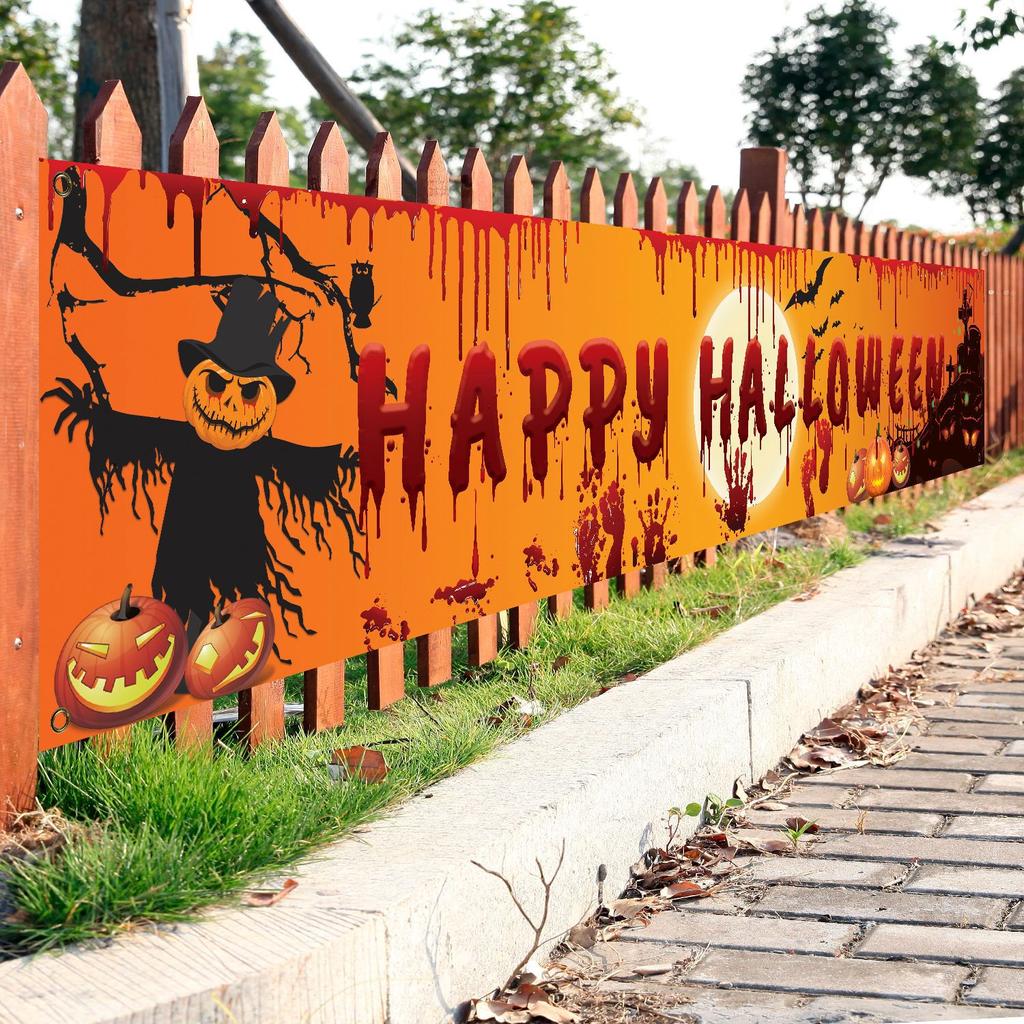 Halloween Party Banner, Hofdekorationen, Happy Halloween, Banner, Hintergrunddekorationen, Bannerprodukte, Partydekorationsanhänger