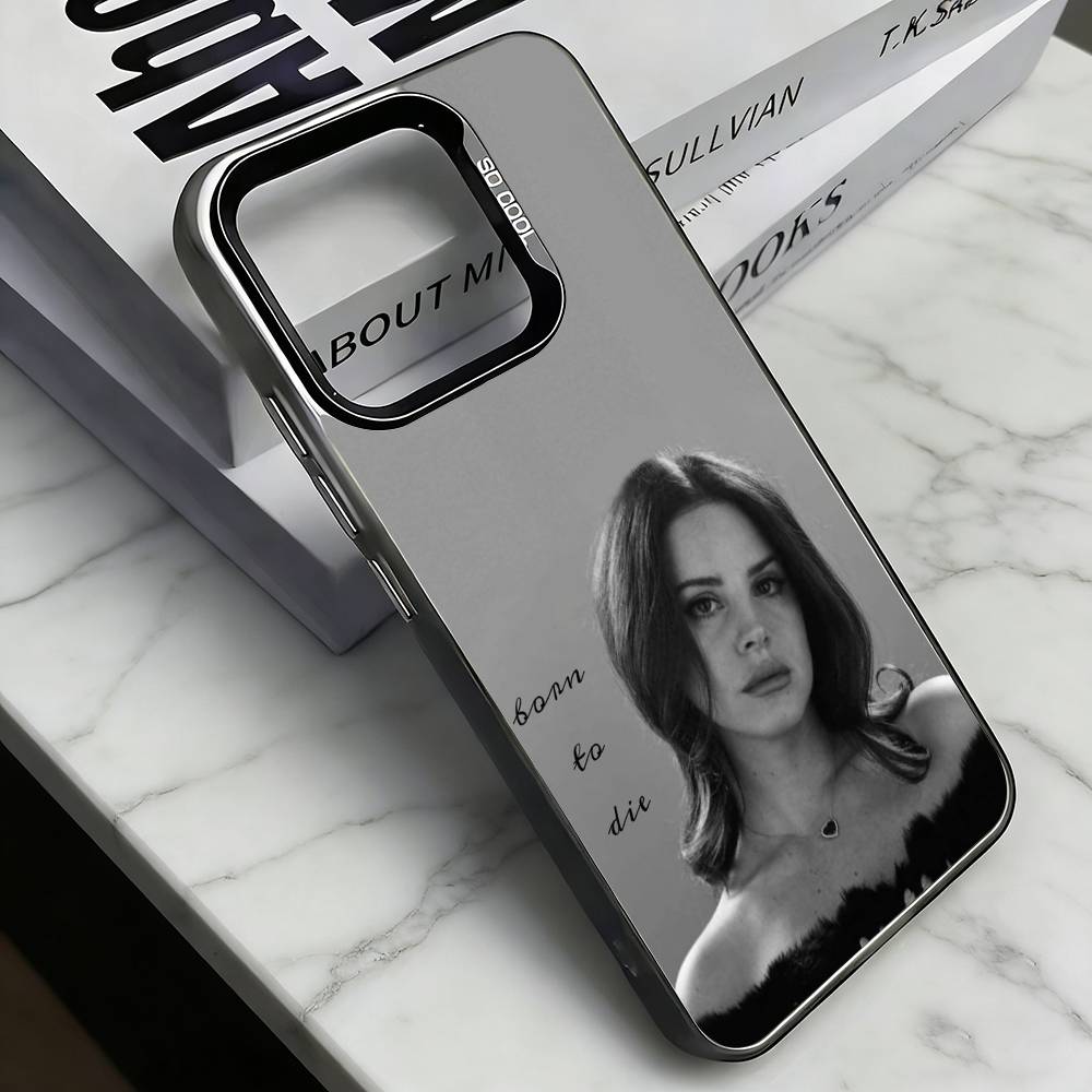 L-Lana Del Rey  Phone Case For iPhone 17,16,15,14,13,12,11 Plus,Pro Max,XS,Colorful Silver Black Cover