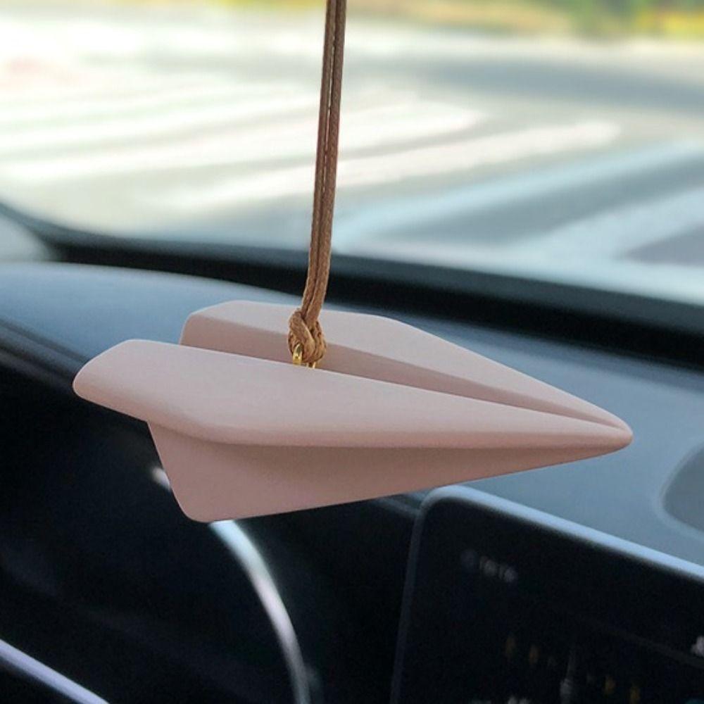 

Aroma Diffuser Stone Auto Interior Accessories Paper Airplane Car Hanging Crafts style 5