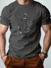 Unisexs Simple Letter Printed Tshirt Summer Daily Casual Round Neck Short Sleeve Loose Comfortable Fashion Simple Short Sleeve