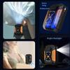Waist Clip Fan Portable Mini Hanging Neck Fan USB Rechargeable Fan Outdoor Bank Waist Light Fan G6W2