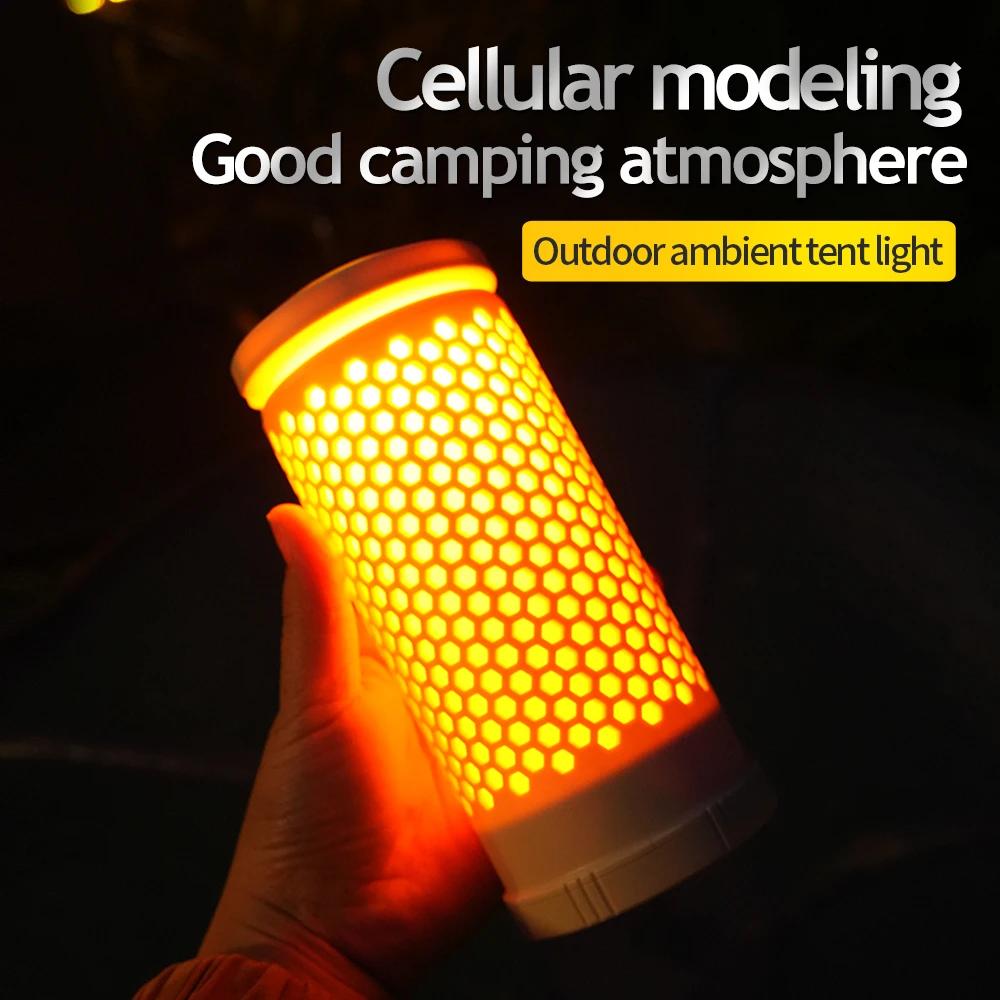 2-in-1 LED Camping Lights with Zoom & Adjustable Pole Multifunctional Table Light Desk Lamp Emergency Work Light Tent Lantern