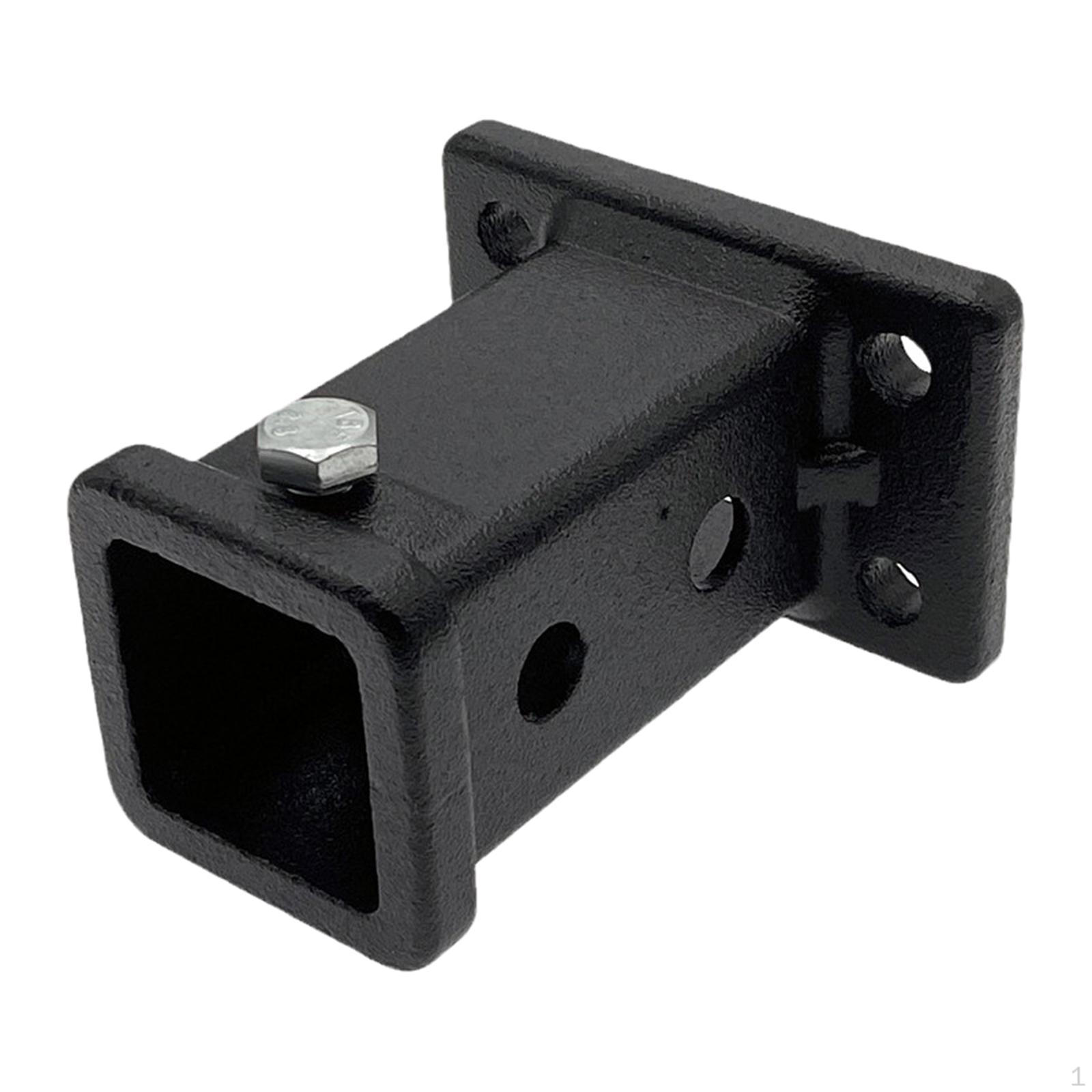 Hitch Adapter Square Receiver Mount Insert Converter Cast Steel Reducer Sleeve Convertor