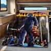Couverture Affiche de Film d'Horreur Halloween Parfaite Toutes Saisons Douce Confortable Canapé Bureau Sieste Voyage Cadeau Festif