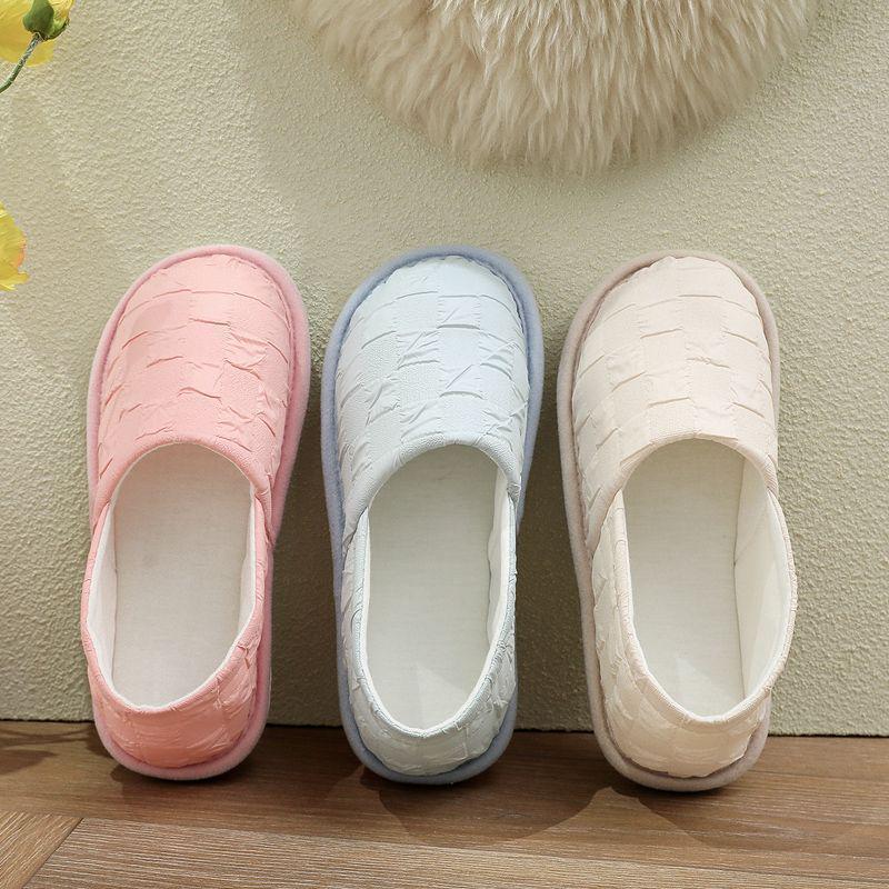 Breathable Anti-Slip Lightweight Postpartum Slippers with Soft Sole & Heel Covering