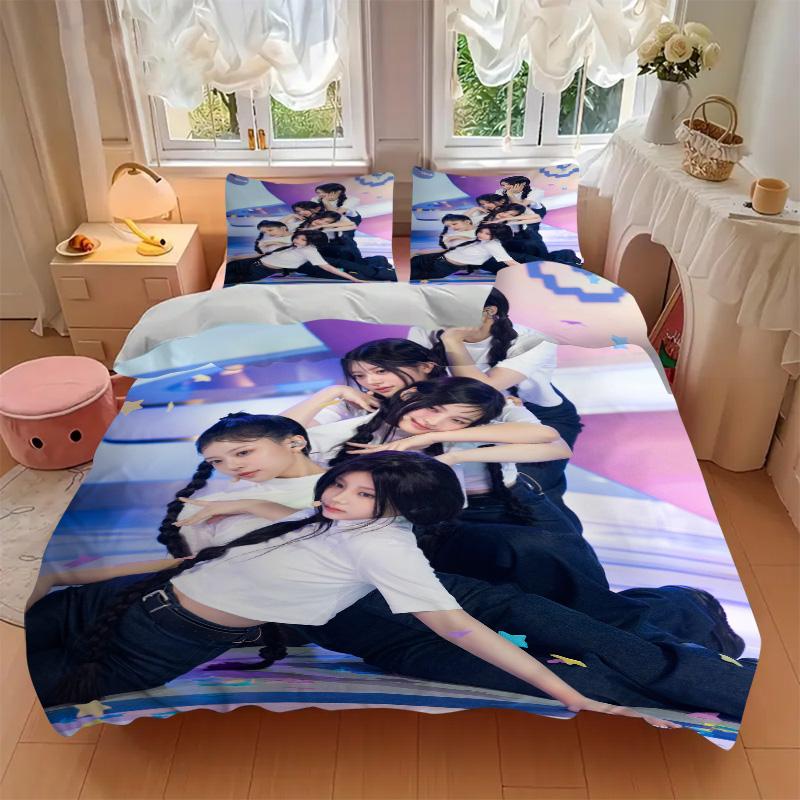 Girl Group Performance Print 3Pcs Bedding Setduvet Cover With 2 Bedropillowcase Home Birthday Gift