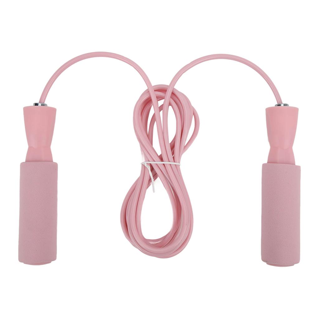 Steel Wire Jumping Rope Ajustable Skipping Rope with Double Bearings for Men Women and Children