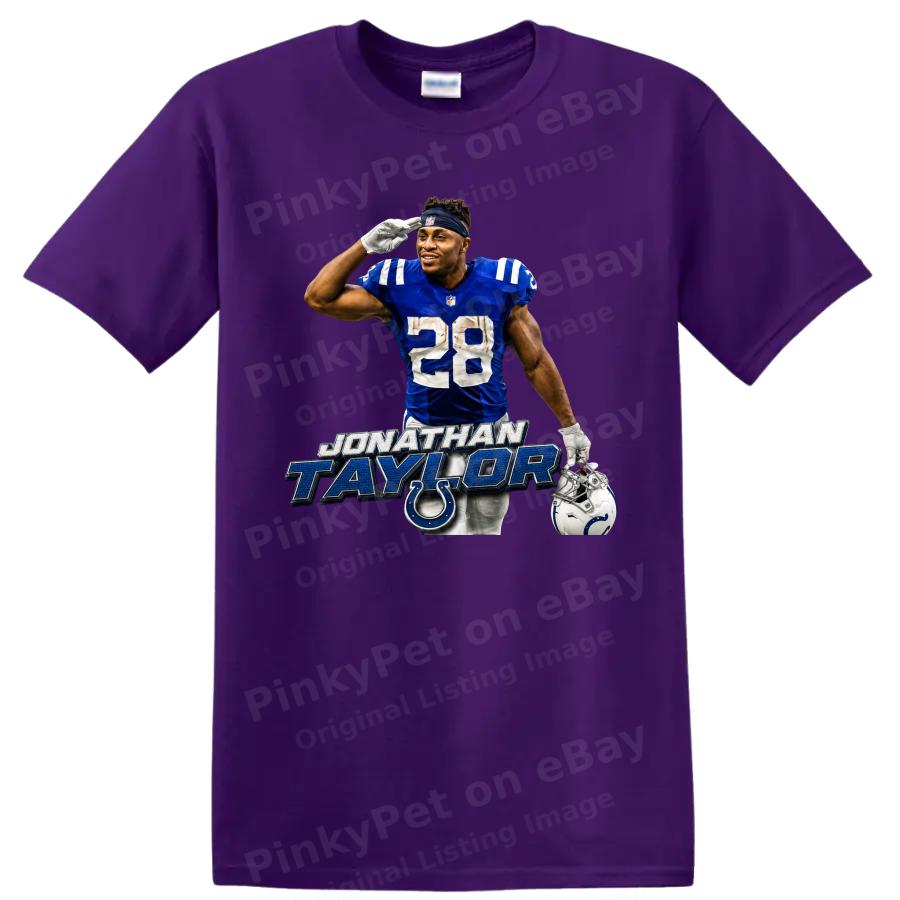 Jonathan Taylor Indianapolis Colts Running Back Football T Shirt Player Tee