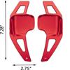1 Pair Steering Wheel Paddle Shifter Extension Cover Red For BMW F22 F30 F31 F32