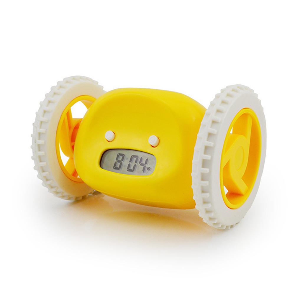 Runaway Alarm Clock - Fun Escape Clock with Wheels for Kids & Students, Snooze Feature