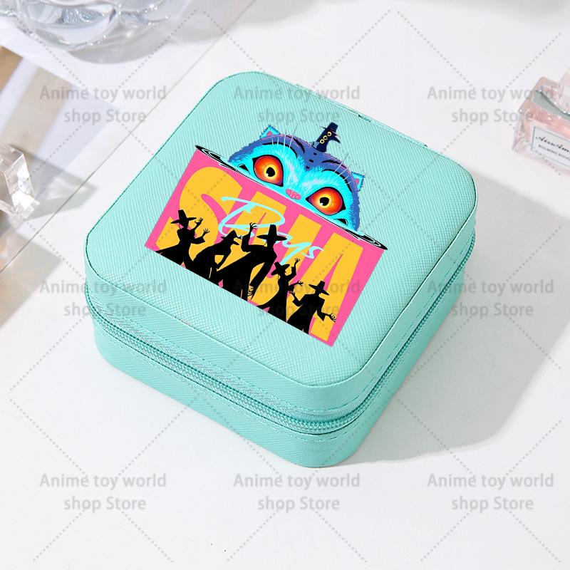 Kpop Demon Hunters Travel Portable Jewelry Storage Box Organizer Jewelry Case Earrings Necklace Ring Jewelry Boxes Birthday Gift
