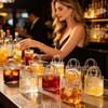 Glass Purse Handbag Vase Wine Cup Funny Beverage Cup For Women Ladies Home Wedding Bridal Shower Friends Gathering Restaurant