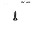 25pcs Electric Guitar Parts Guard Plate Screws 3mm Electric Guitar Screw Set Pickguard Back Plate Mount DIY Luthier Tools