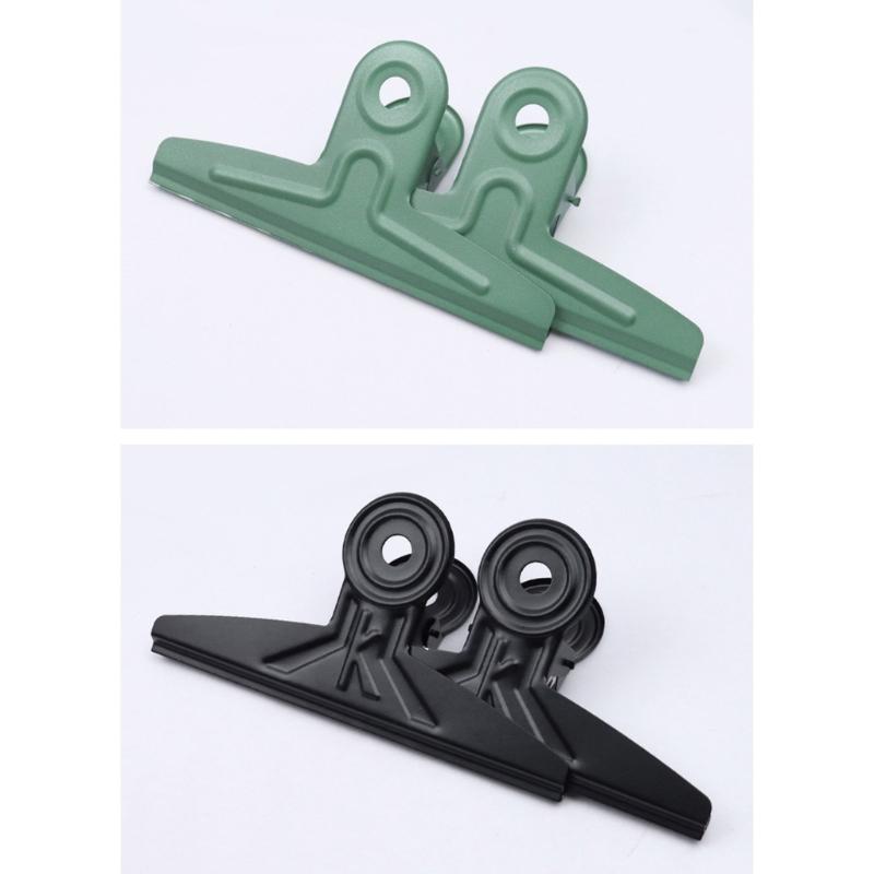 Stainless Steel Paper Clamp 20cm Long Large Binder Paper Clip File Clip for Food Bag Drawing Board Photo File Receipt