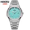 NIBOSI Luxury Man Wristwatch Waterproof Luminous Chronograph Watch for Men Stainless Steel Men's Quartz Watches