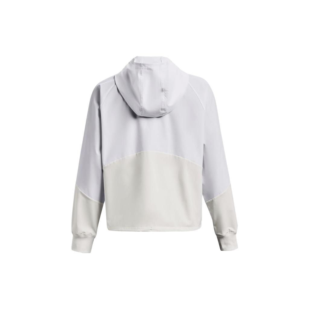 Under Armour Jackets Women's White Hooded Moderate Straight Fit 1369889-100
