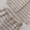 Korean Summer 2026: Boys' Striped Button Two-Piece Set