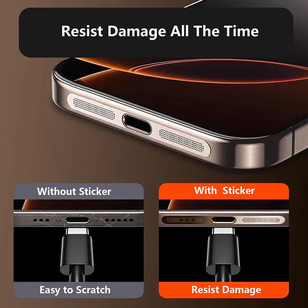 Für iPhone 17 Pro Max 17Air Handy-Lautsprecher Staubgitter Netzabdeckung USB Typ-C Ladeanschluss Schutz Staubstopfen Reinigungsset