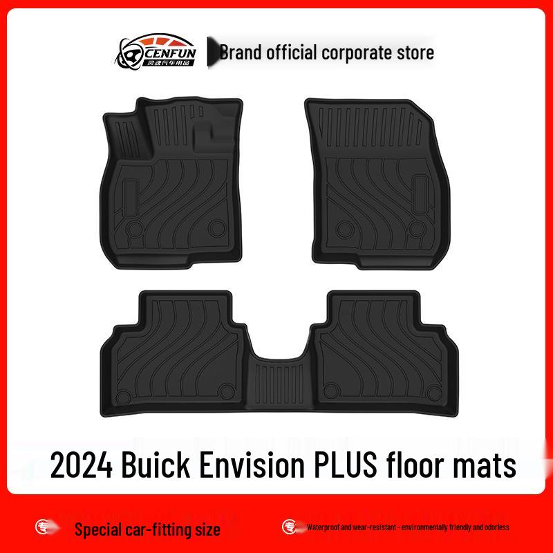 2024 Buick Envision PLUS TPE Floor Mats & Waterproof Trunk Mat: Eco-Friendly & Odorless