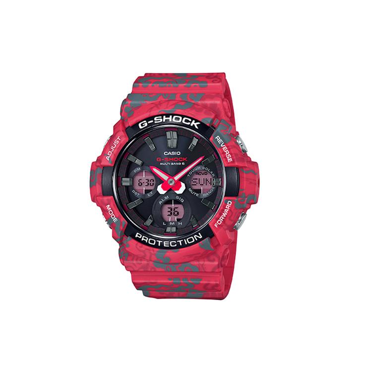 

CASIO G SHOCK G SHOCK Quartz Movement Watch Men s Watches Black Dial GAW-100CG-4A Rosefinch