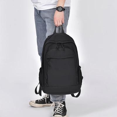 A 14 Inch Male And Female Large Capacity Laptop Backpack College Students Schoolbag Casual Trendy Backpack Fashion Travel Bag