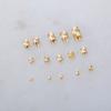 Pack of 335/360 Sturdy Brass Threaded Inserts M2toM6 Knurled Nut for Secure Fastening In Electronics and Plastics