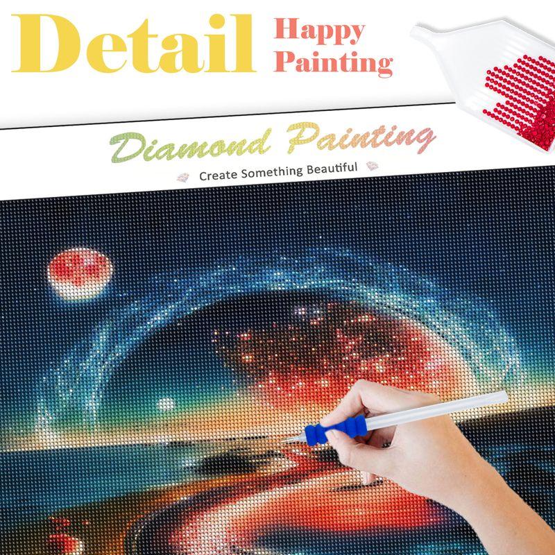 Diamond Painting Rivers Moon Diamond Mosaic Landscape Cross Stitch Embroidery Sets Handmade Home Wall Decor Diy Gift