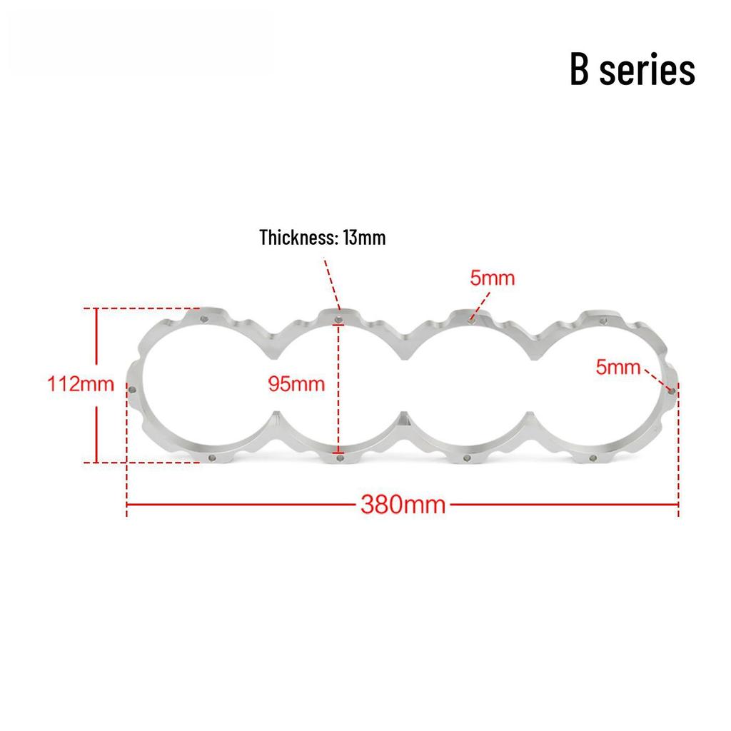 Honda Civic K20/K24/H22/B16/D15 Engine Aluminum Cylinder Block Protection Plate