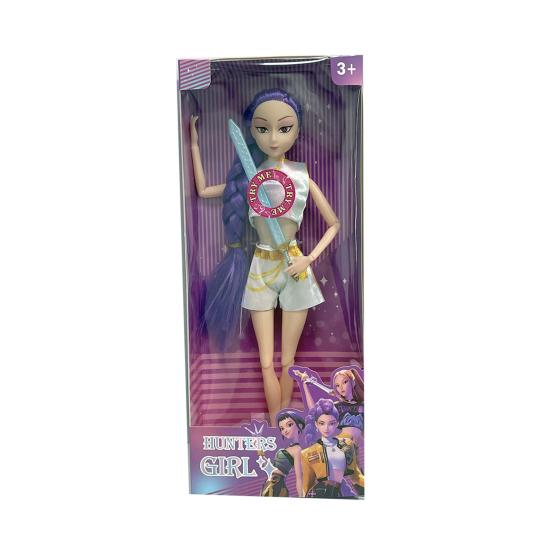 Vinyl Hunters Girl Figurine Anime Movie Girl Idol Action Figure with Movable Joints Collectible Pretend Play Toy Gift for Girls