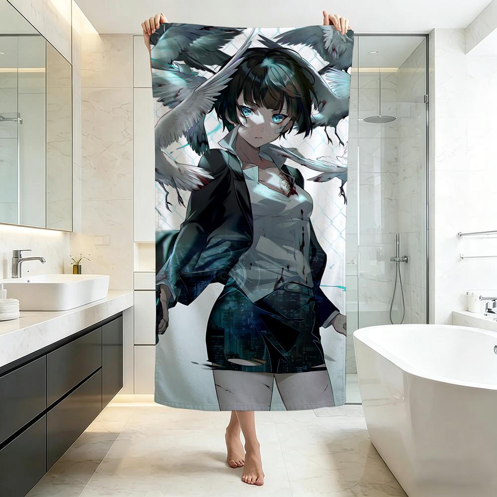 Psycho-Pass Towel Five-Star Hotel Quality Eco-Friendly Ultra Soft Thick Towels & Beach Towels