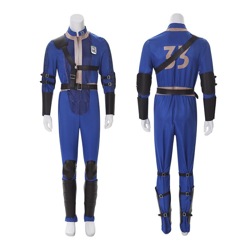 Anime Fall Cos Out Lucy Cosplay Costume Vault 33 Female Male Survivor Suit Jumpsuit Uniform Prop Kids Halloween Party Women Men