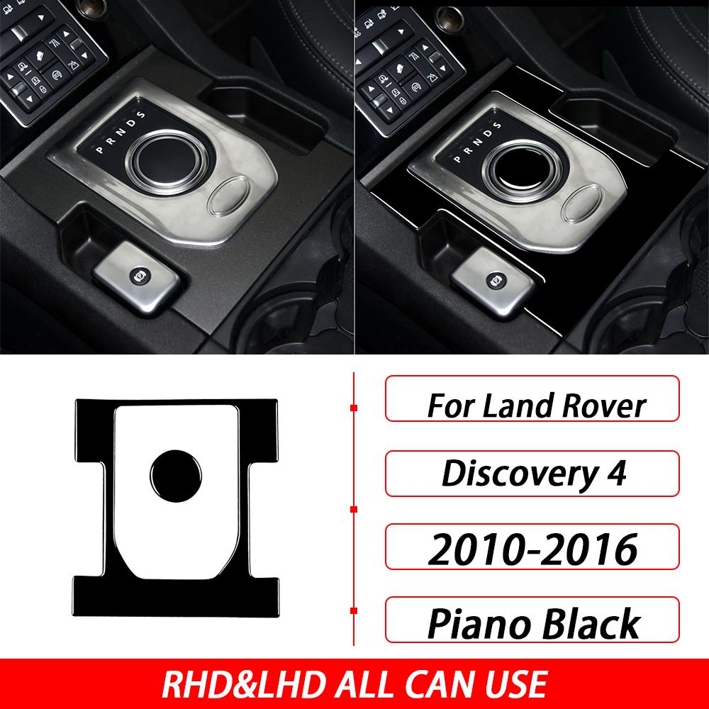 For Land Rover Discovery 4 2010-2016 Carbon Fiber Car Interior Accessories Multimedia Panel Engine Button Cover Trim Sticker