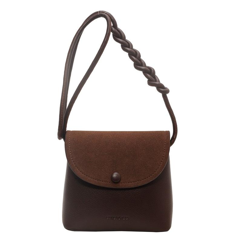 Umhängetasche, Bucket Bag, Retro- und Nischendesign, Vielseitige Einzelschultertasche für Damen