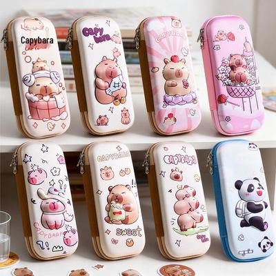 EVA 3D Cartoon Pencil Case for School Students - Customizable Stationery Box