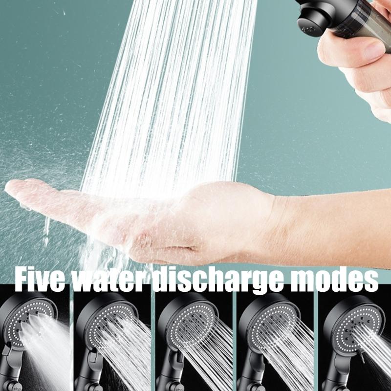 Pressures Boosting Shower Systems Regulable Sprays Models Includes Detachable Hose Nonslip Brackets 5 Filter