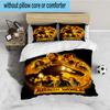 Jura-ssic Dinosaurs Battle 3PCS Bedding set,Ideal for 1pc Duvet Cover And 2pcs Pillowcases Perfect for Fan gift,Ideal for Bedroom, Dormitory