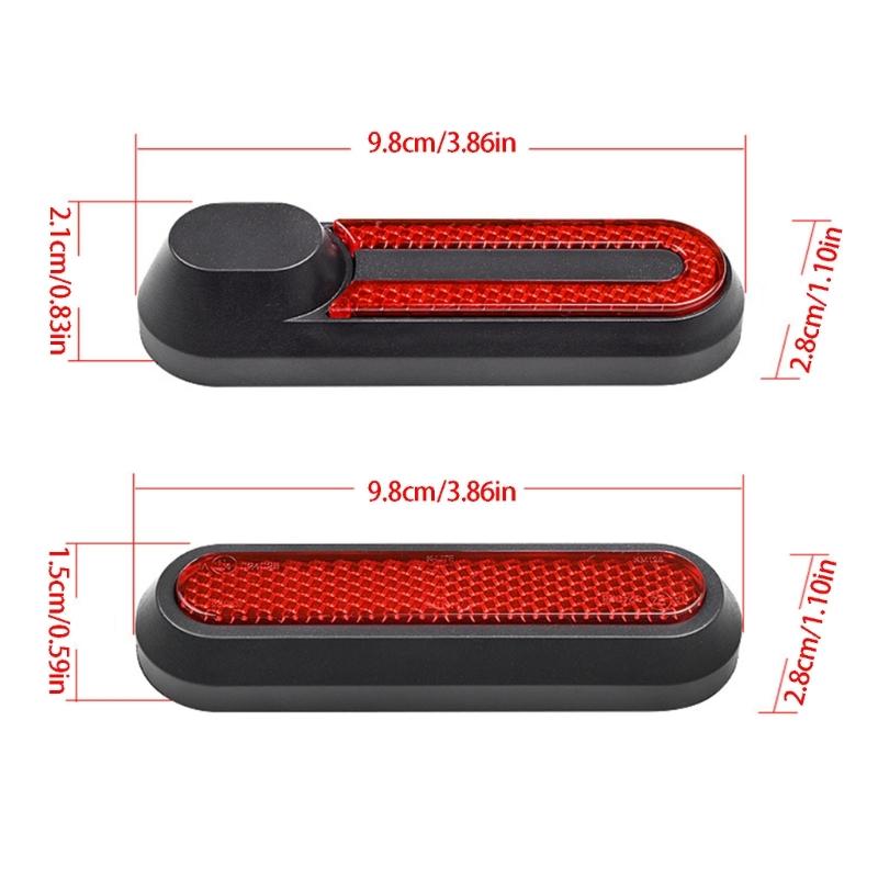 Electric Scooters Front Fork Decorative Cover Scooters Side Reflective Strap Sticker Safety Decoration Night Reflector