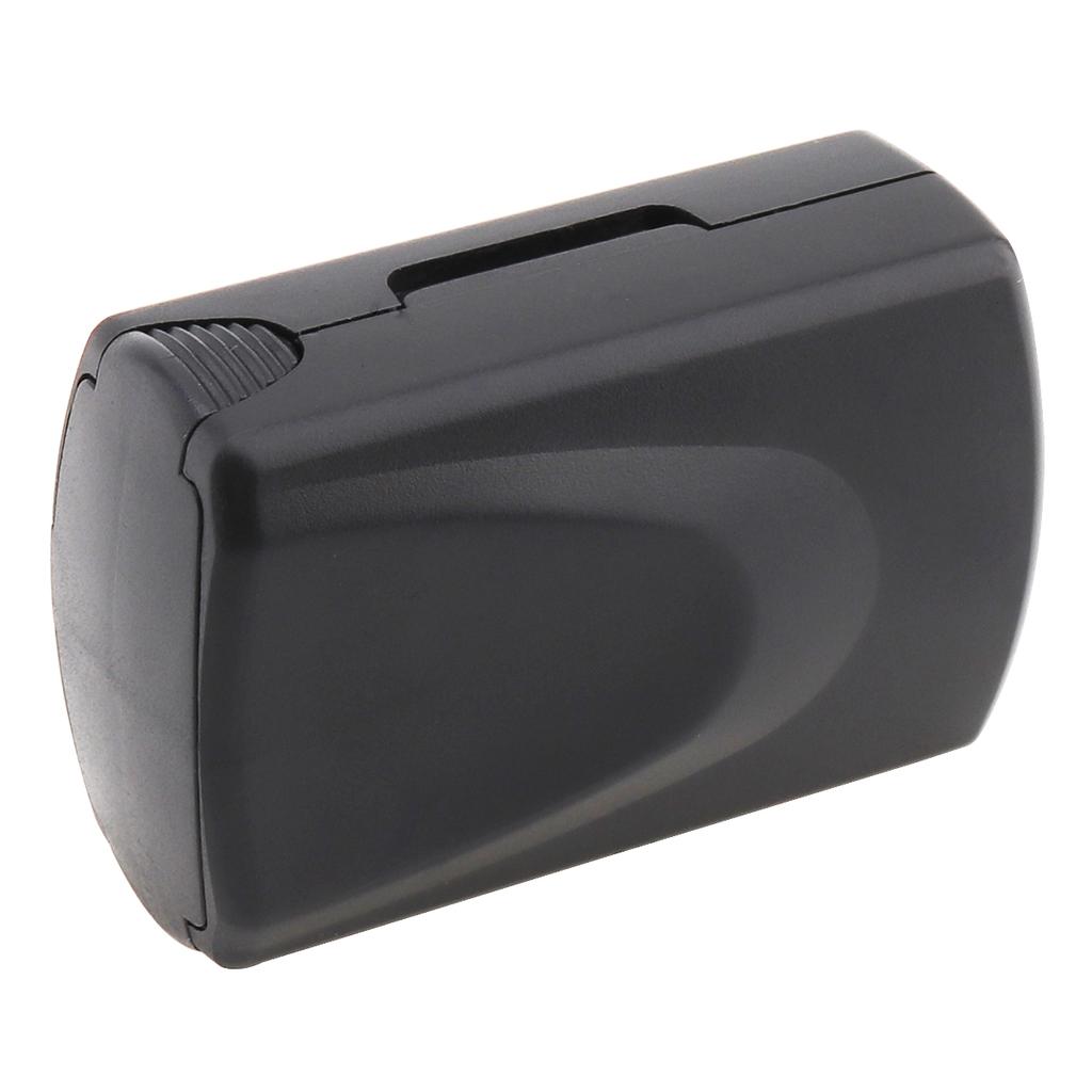 ABS Black Handheld Pull Type Jewelry Magnifier 30X Small Pocket Magnifying Glass with LED Light Source